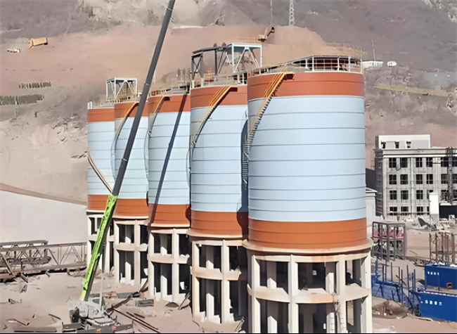 掇刀高架钢板仓